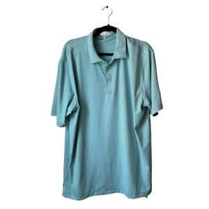 Peter Miller green‎ striped summer comfort golf polo shirt